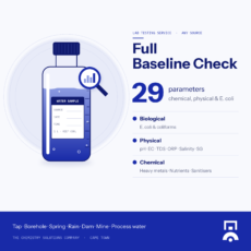 Full Baseline Check: Lab Testing Service (Chemical, Physical & E. coli) – 29 parameters