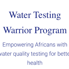 Water Testing Warrior Program package